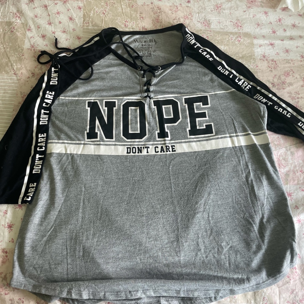 Wound Up Gray and Black Kids Shirt